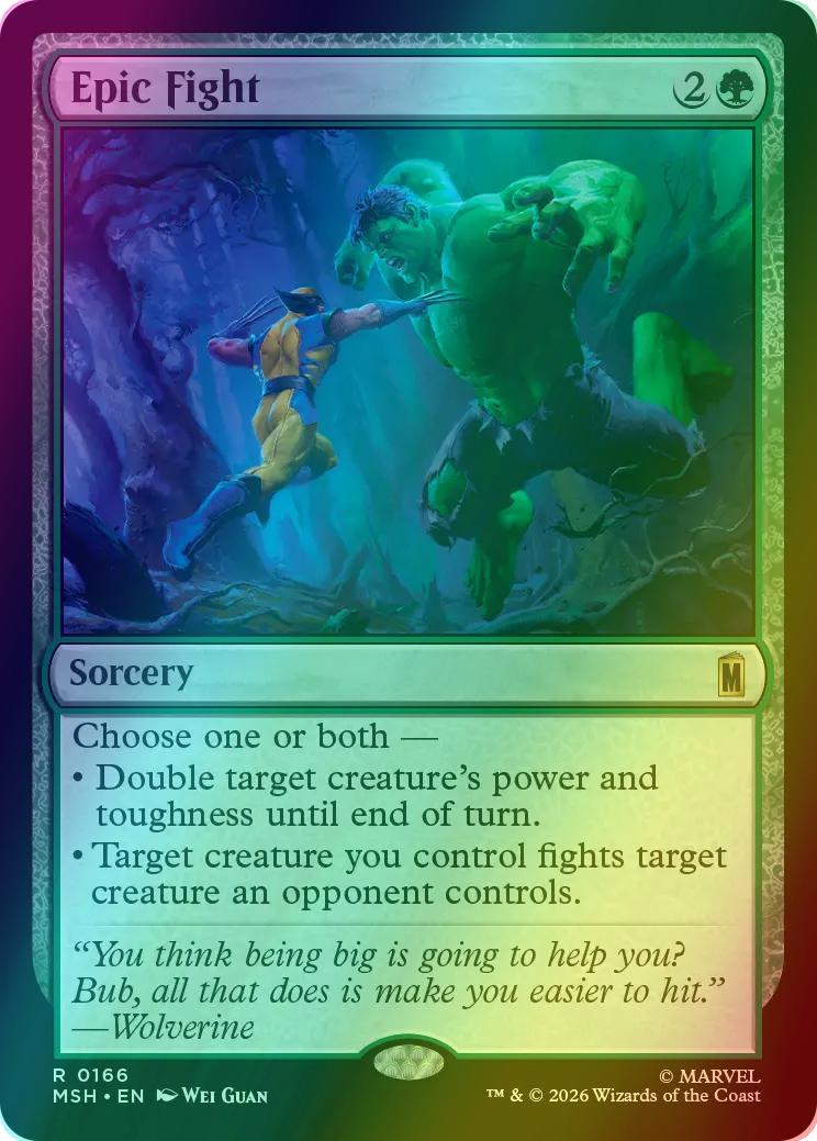 Epic Fight [166] [Marvel Super Heroes] [Foil]