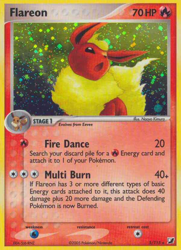 Flareon - 5/115 - Rare Holo [ex10-5] [Holo]