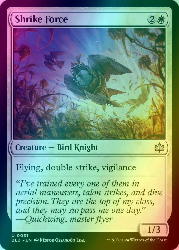 Shrike Force [31] [Bloomburrow] [Foil]