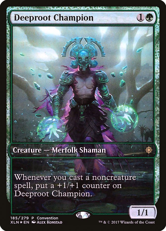 Deeproot Champion [185] [Convention] [Ixalan Promos] [Foil]