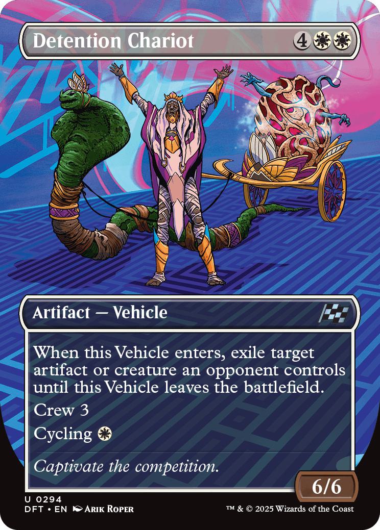 Detention Chariot [294] [Borderless] [Revved Up] [Aetherdrift] [Non-Foil]