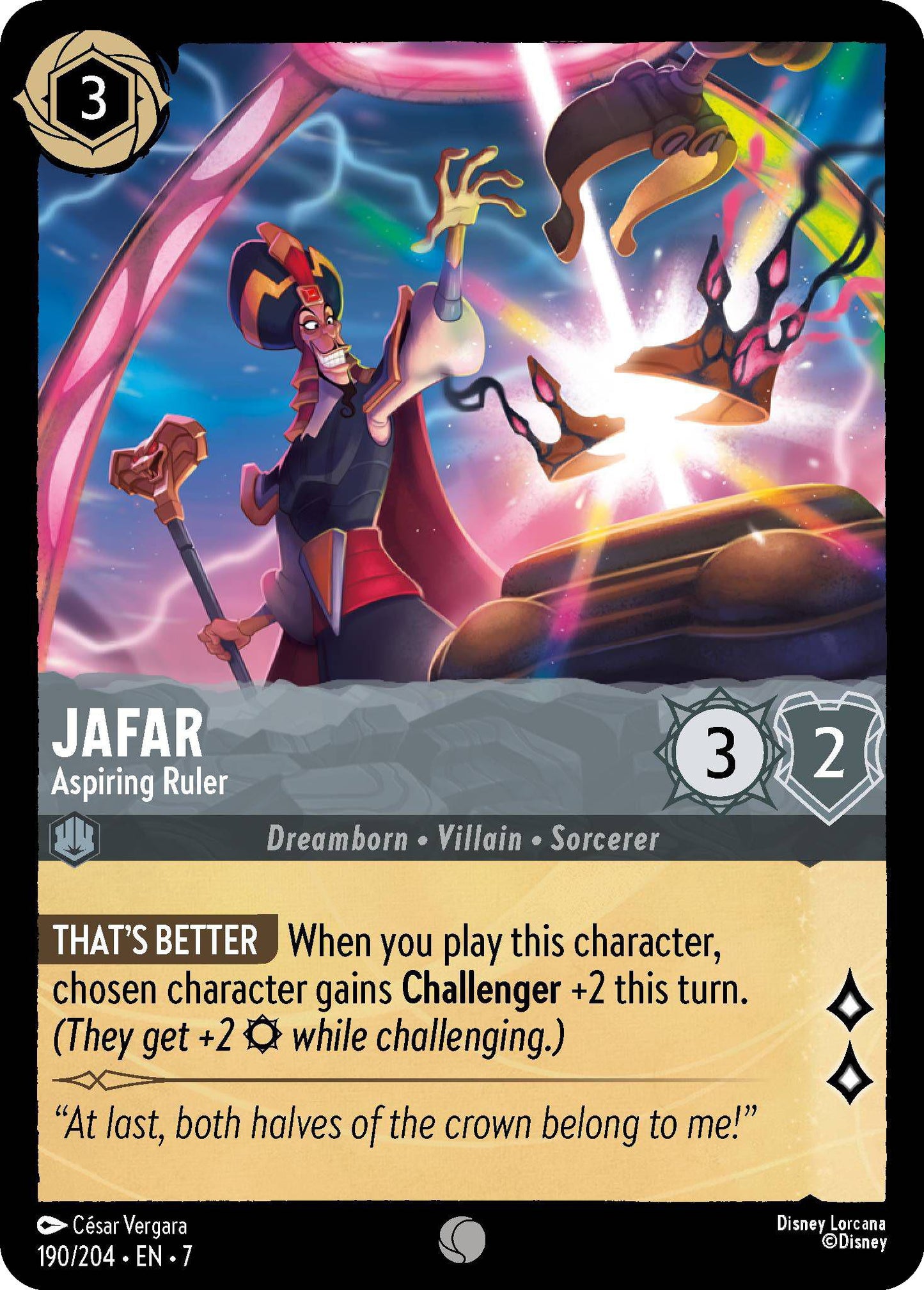 Jafar - Aspiring Ruler - 190/204 [Archazia's Island] [Non-Foil]
