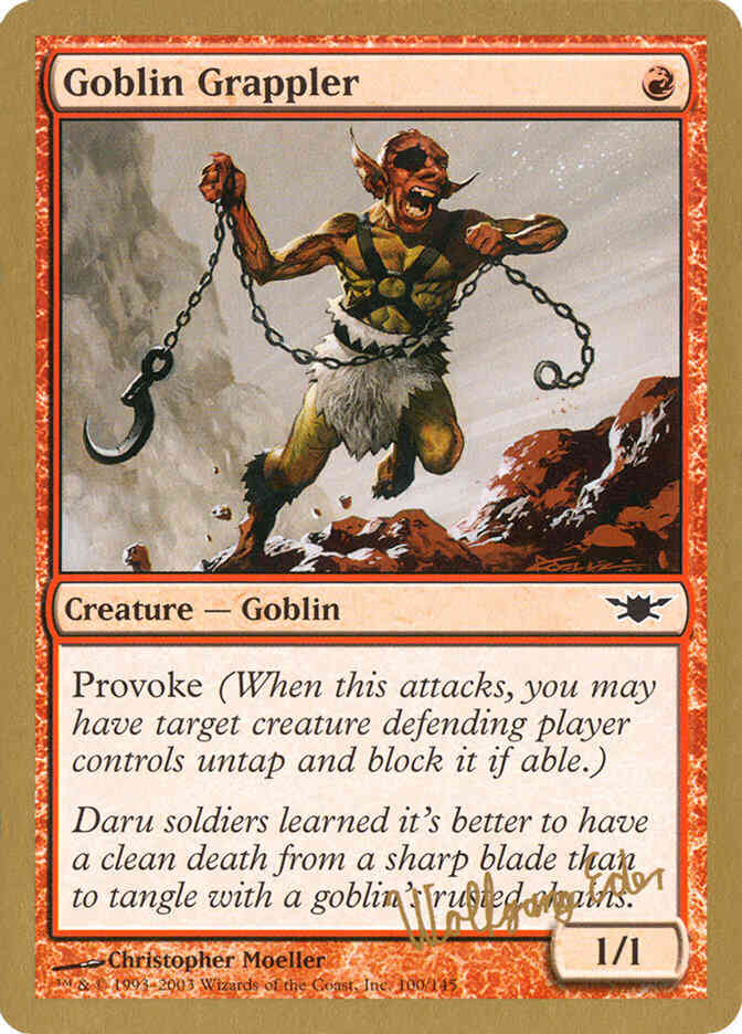 Goblin Grappler [we100] [World Championship Decks 2003] [Non-Foil]