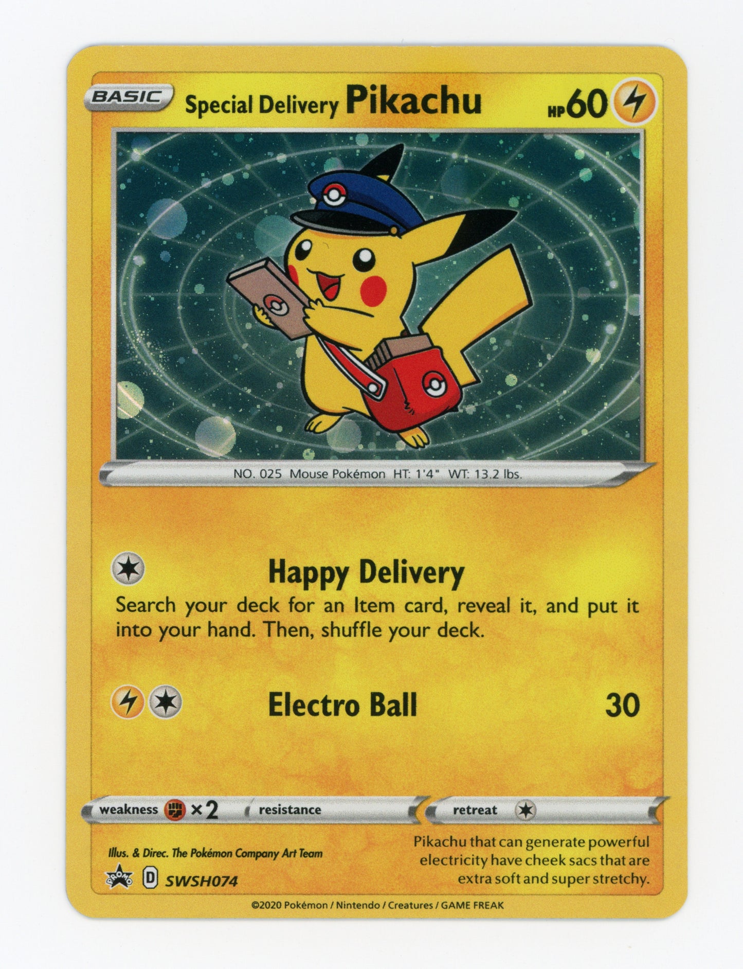 Special Delivery Pikachu — Promo|Holo — ID 19434