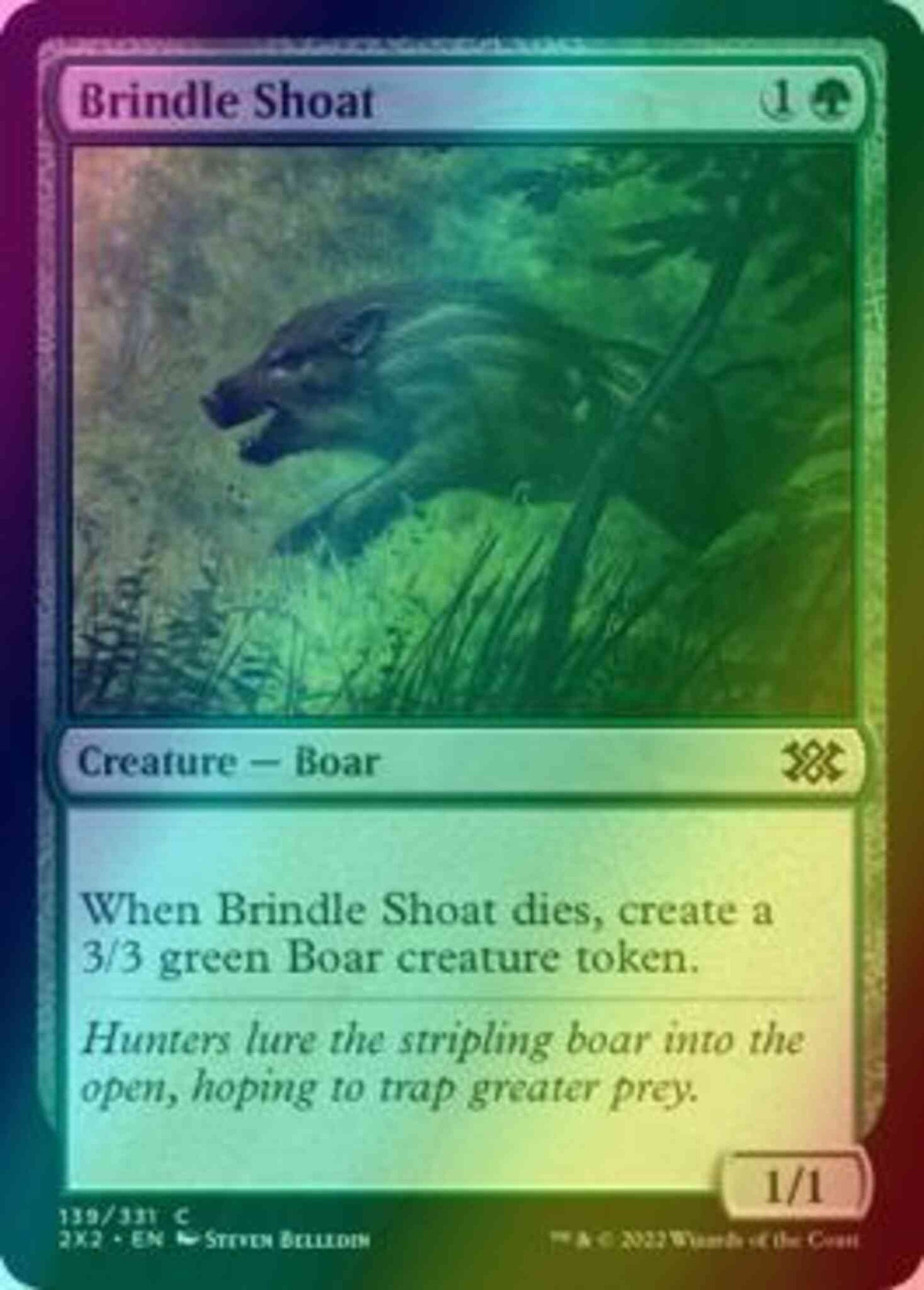 Brindle Shoat [139] [Double Masters 2022] [Foil]