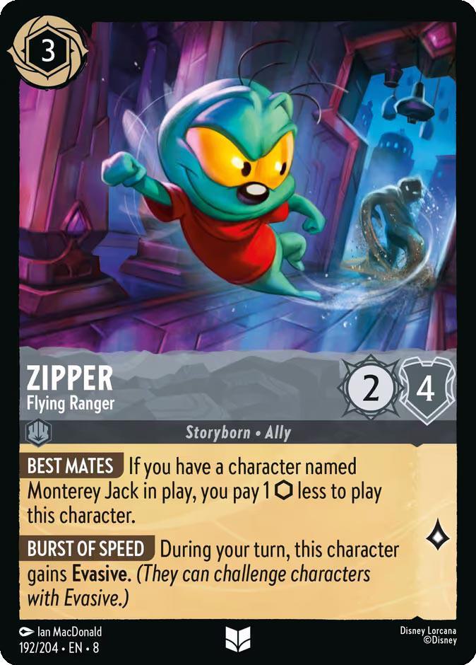 Zipper - Flying Ranger - 192/204 [Reign of Jafar] [Non-Foil]