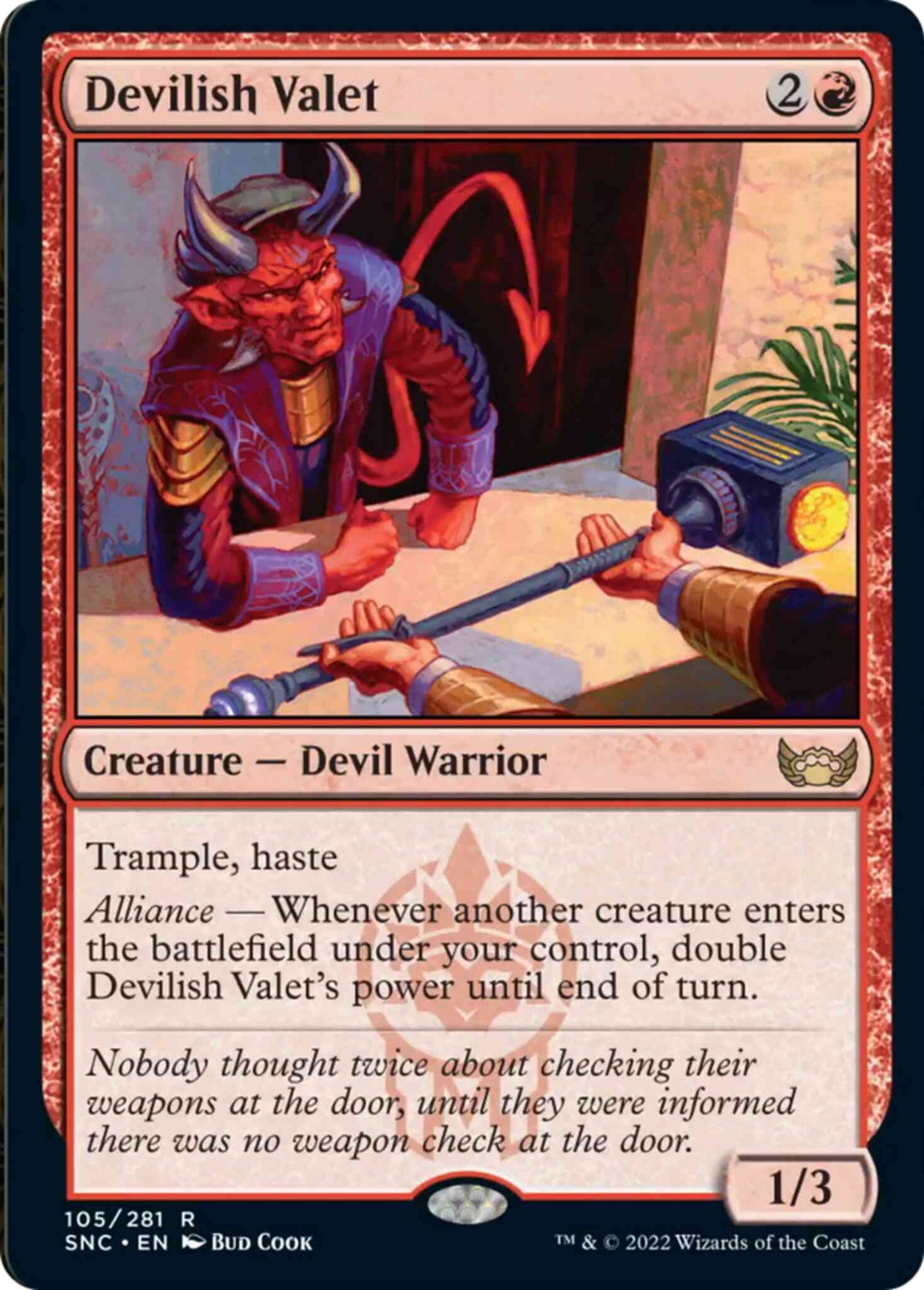 Devilish Valet [105] [Streets of New Capenna] [Non-Foil]