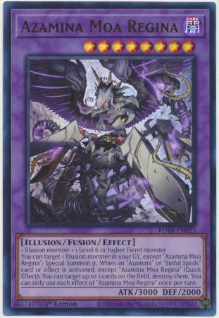 Azamina Moa Regina - ROTA-EN033 - Ultra Rare - 1st Edition