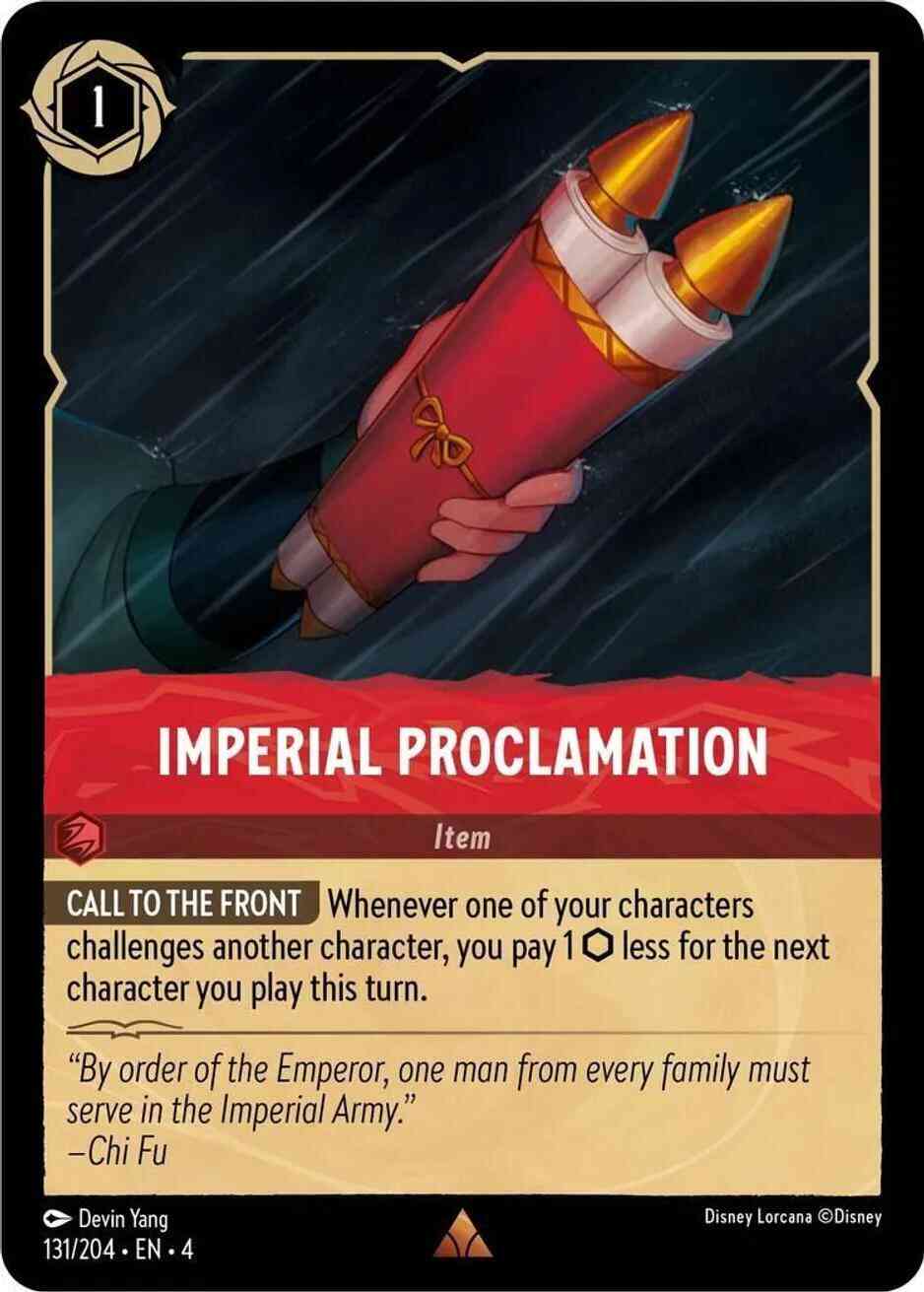Imperial Proclamation - 131/204 [Ursula's Return] [Non-Foil]