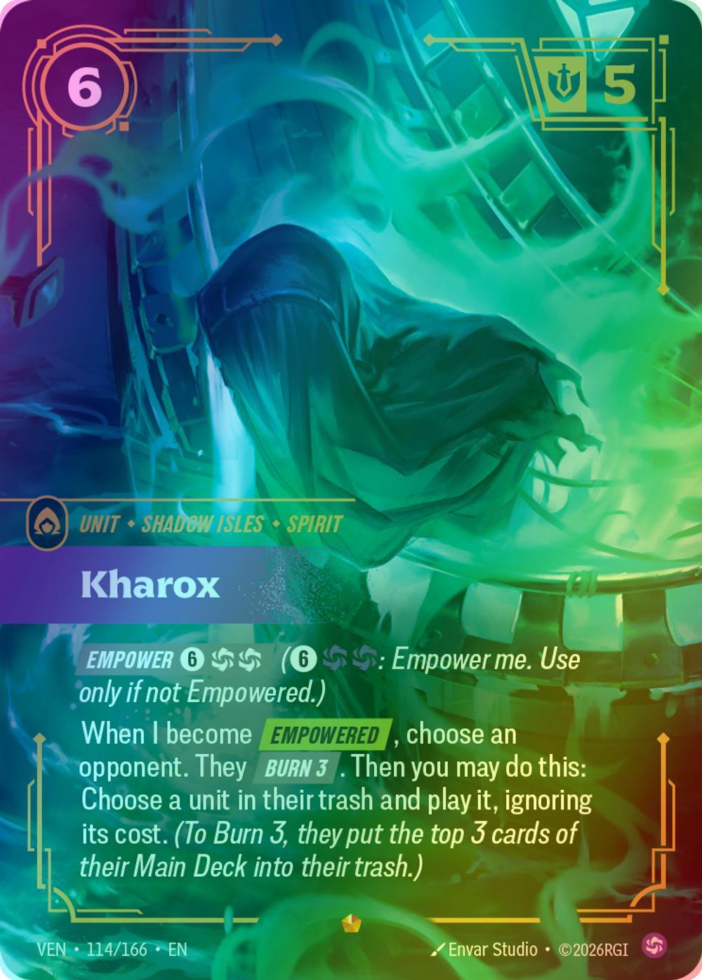 Kharox - 114/166 [Vendetta] [Foil]