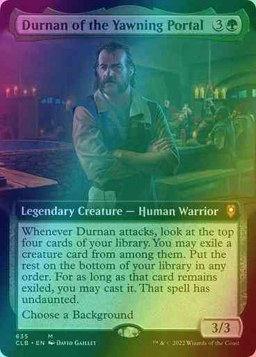 Durnan of the Yawning Portal [635] [Extended Art] [Commander Legends: Battle for Baldur's Gate] [Foil]