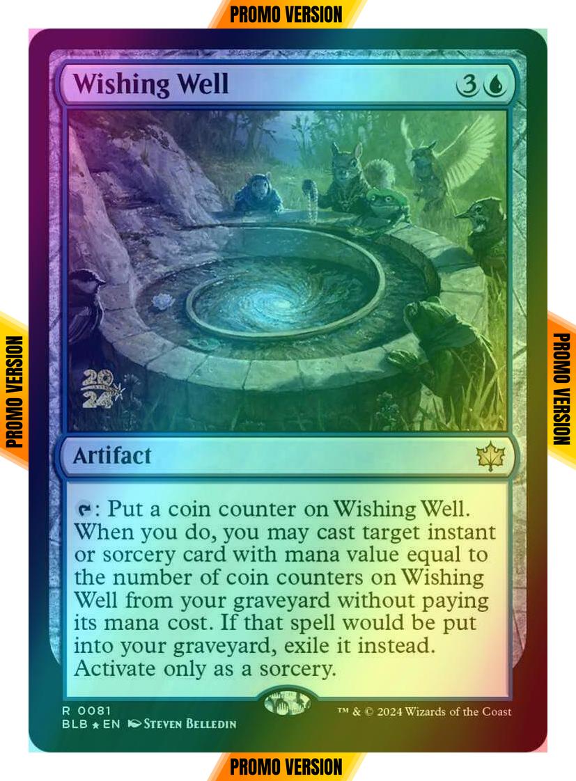 Wishing Well [81s] [Prerelease] [Bloomburrow: Promos] [Foil]