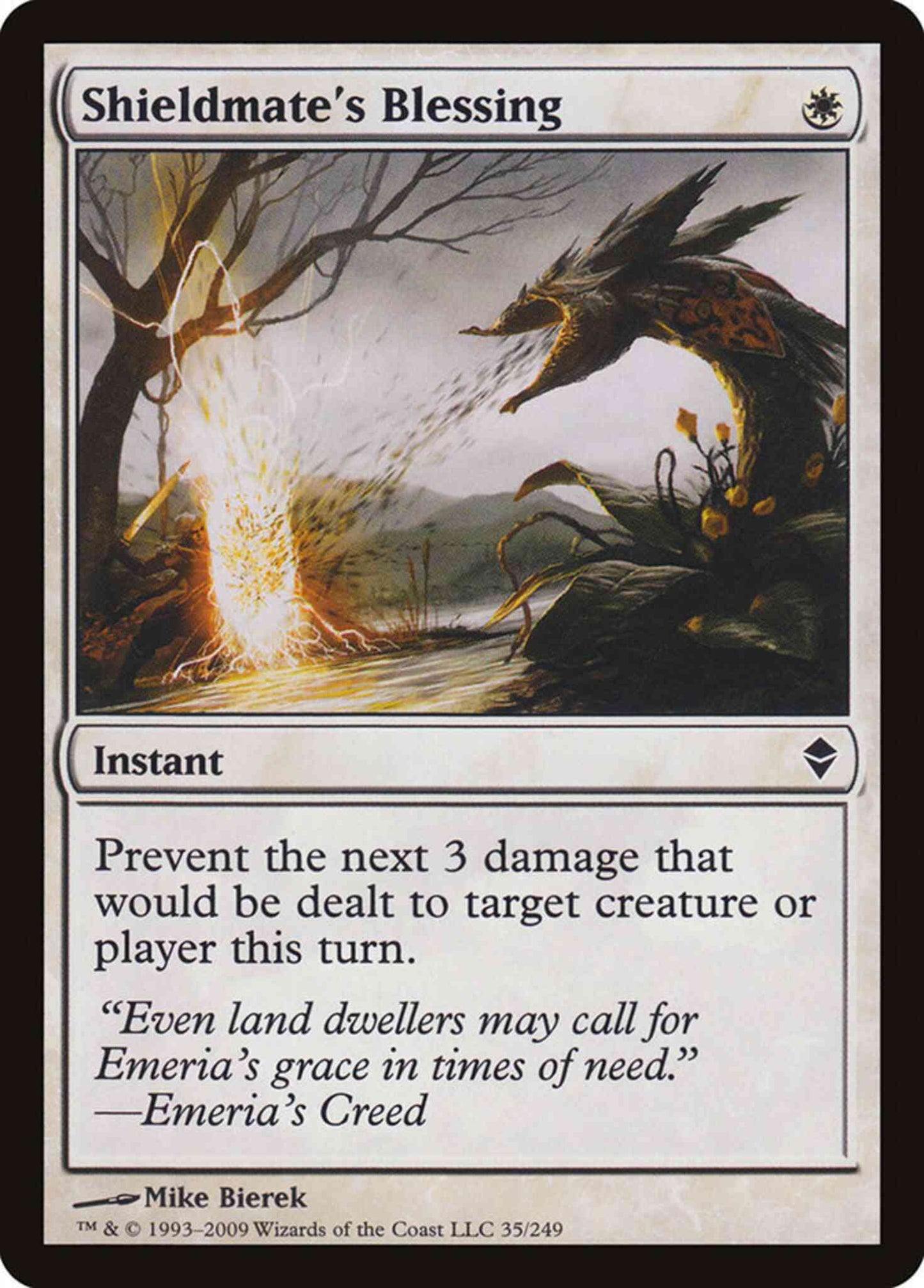 Shieldmate's Blessing [35] [Zendikar] [Non-Foil]