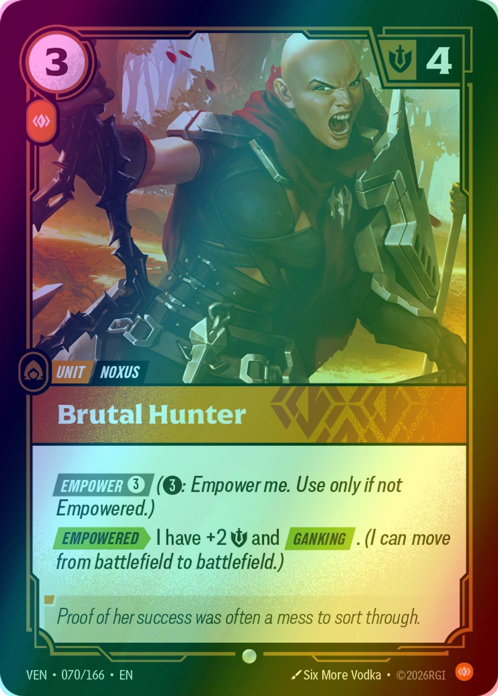 Brutal Hunter - 070/166 [Vendetta] [Foil]