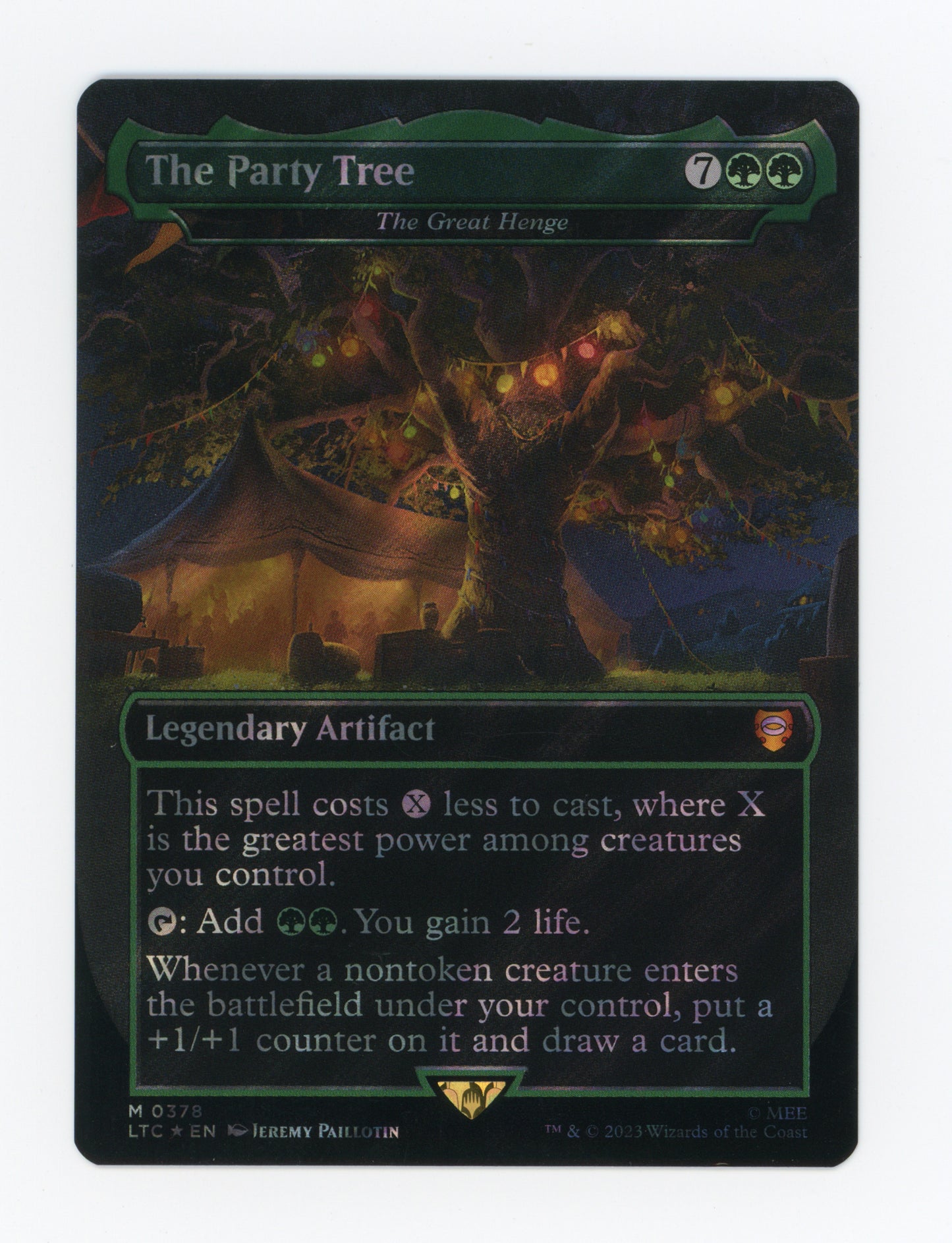 The Party Tree - The Great Henge — Borderless|Realms and Relics|Surge Foil — ID 19308