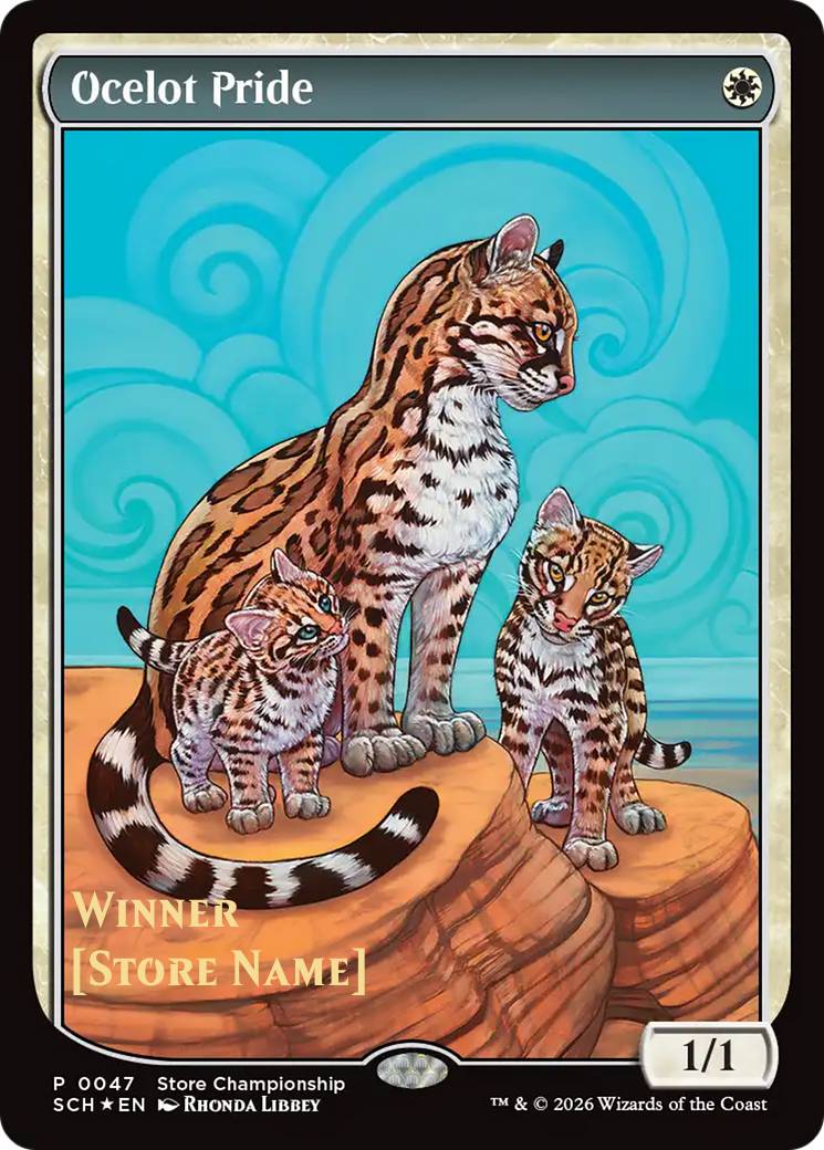 Ocelot Pride - Store Stamp [47] [Textless] [Store Championships] [Non-Foil]