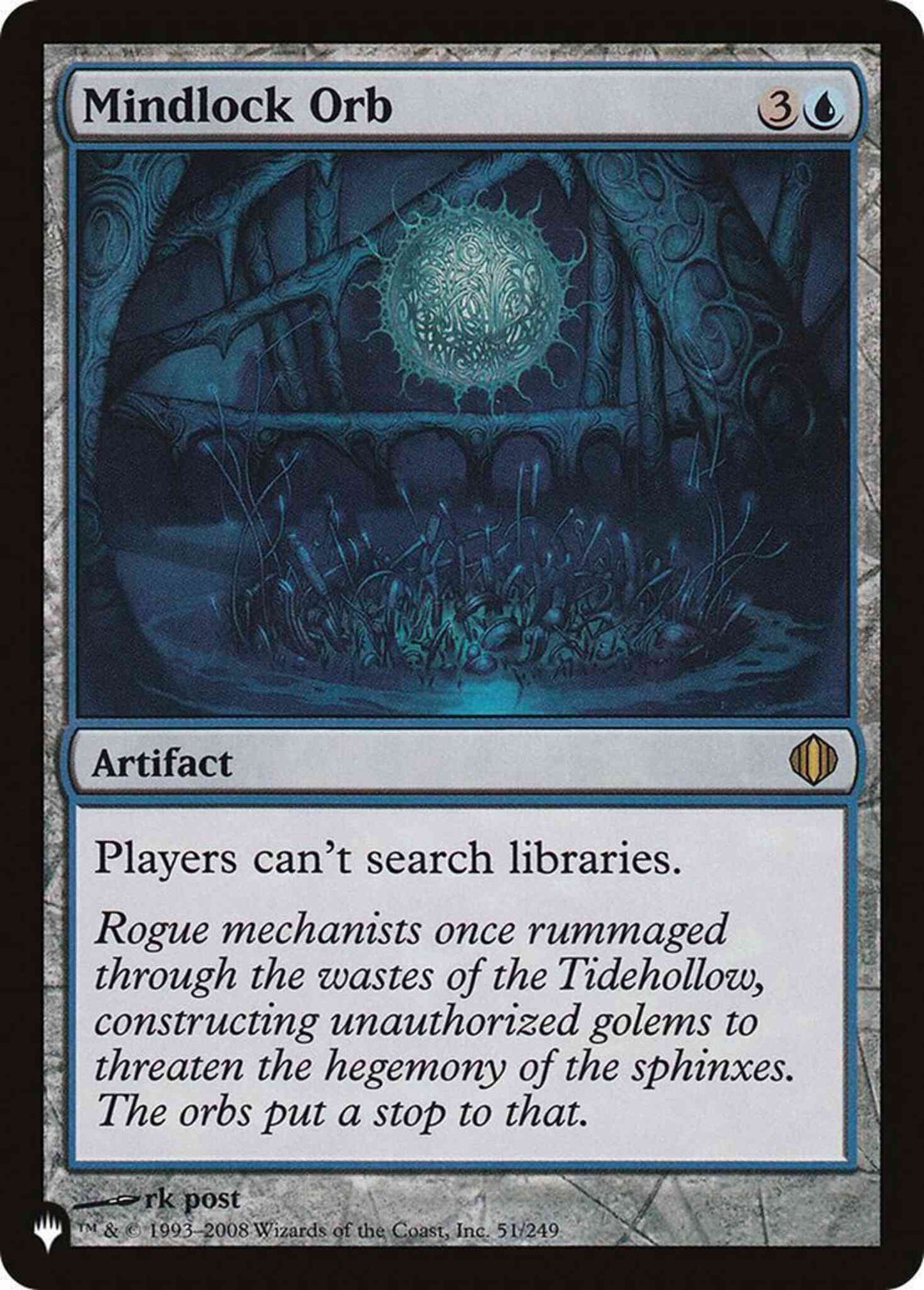 Mindlock Orb [ALA-51] [The List] [Non-Foil]