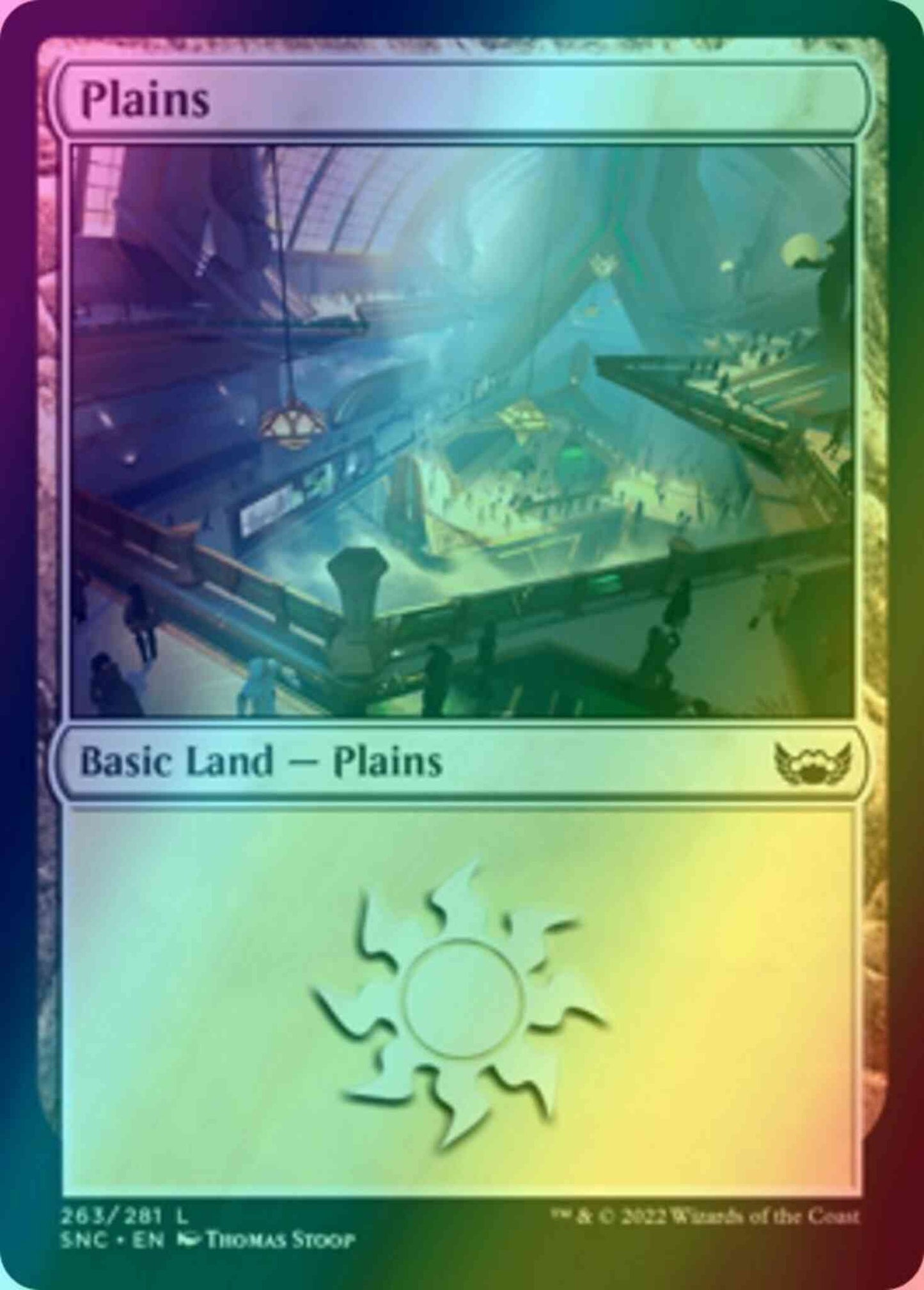 Plains [263] [Streets of New Capenna] [Foil]