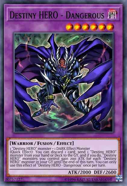 Destiny HERO - Dangerous - BLHR-EN063 - Ultra Rare - 1st Edition