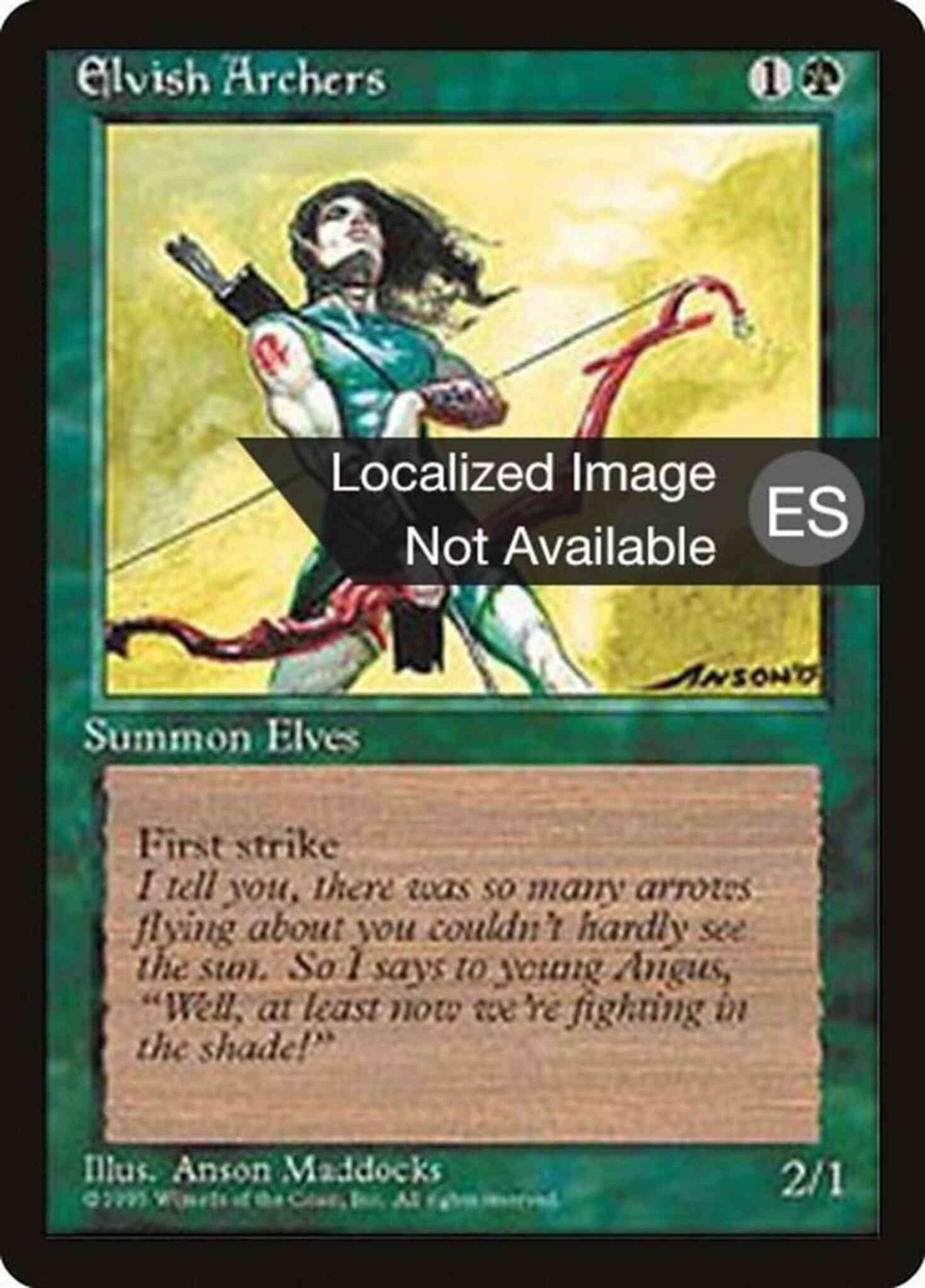 Elvish Archers - Japanese [243] [Fourth Edition Black Border: Japanese] [Non-Foil]