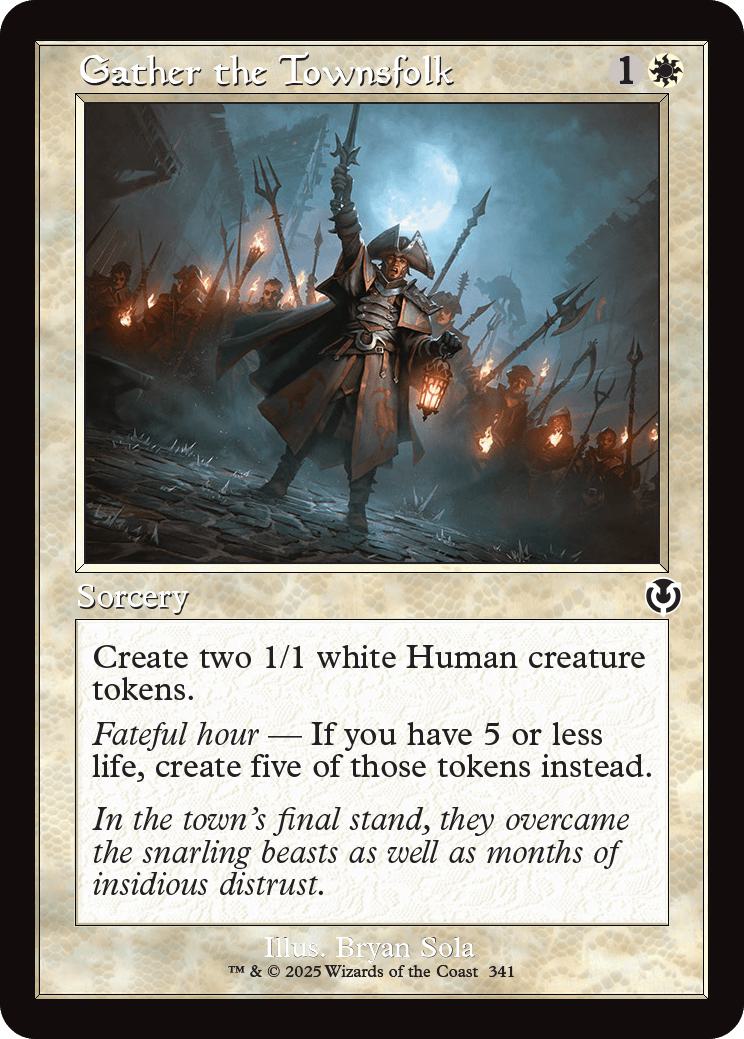 Gather the Townsfolk [341] [Retro Frame] [Innistrad Remastered] [Non-Foil]