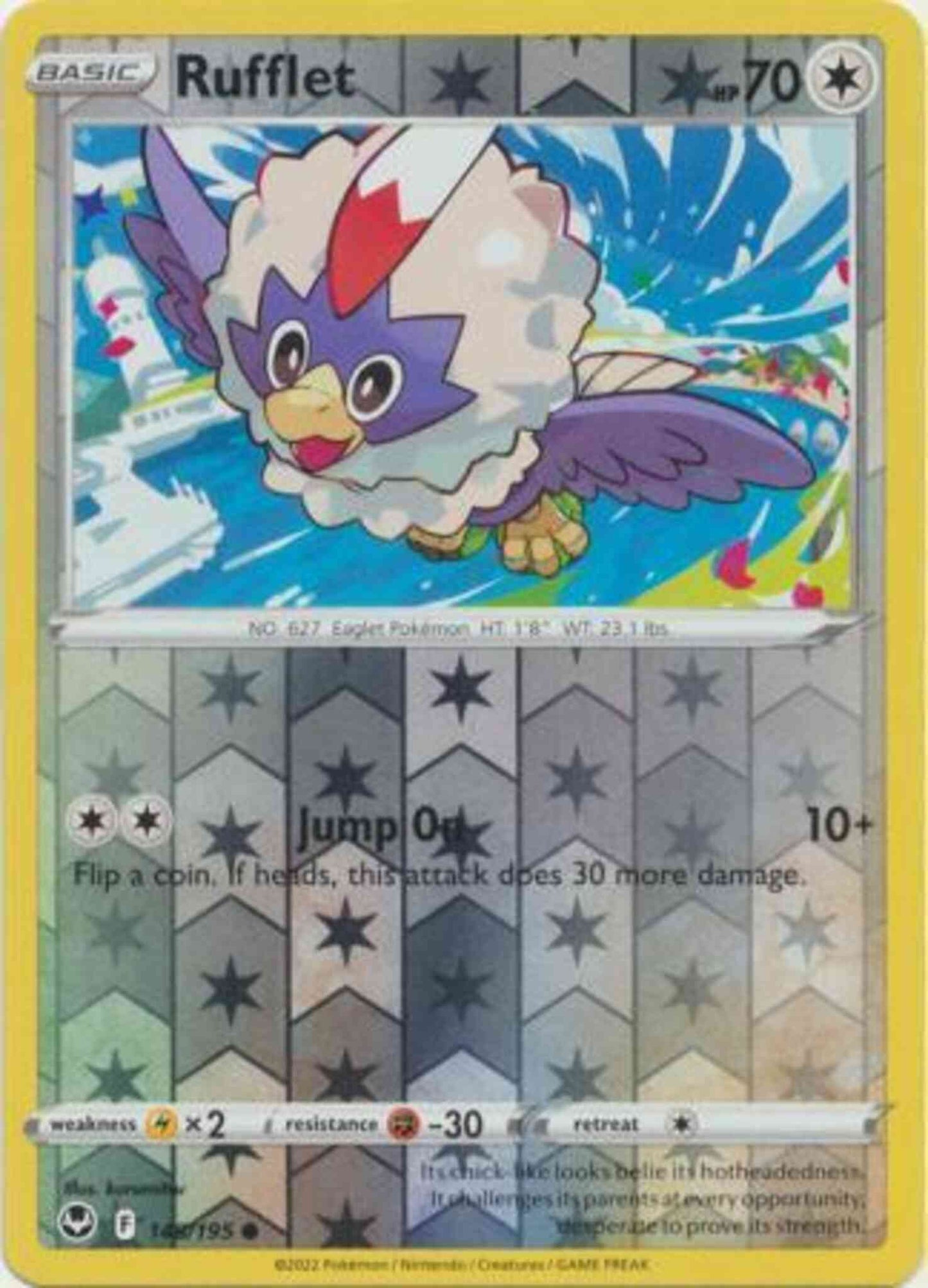 Rufflet - 148/195 - Common [swsh12-148] [Reverse Holo]