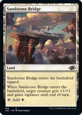 Sandstone Bridge [819] [Jumpstart 2022] [Non-Foil]