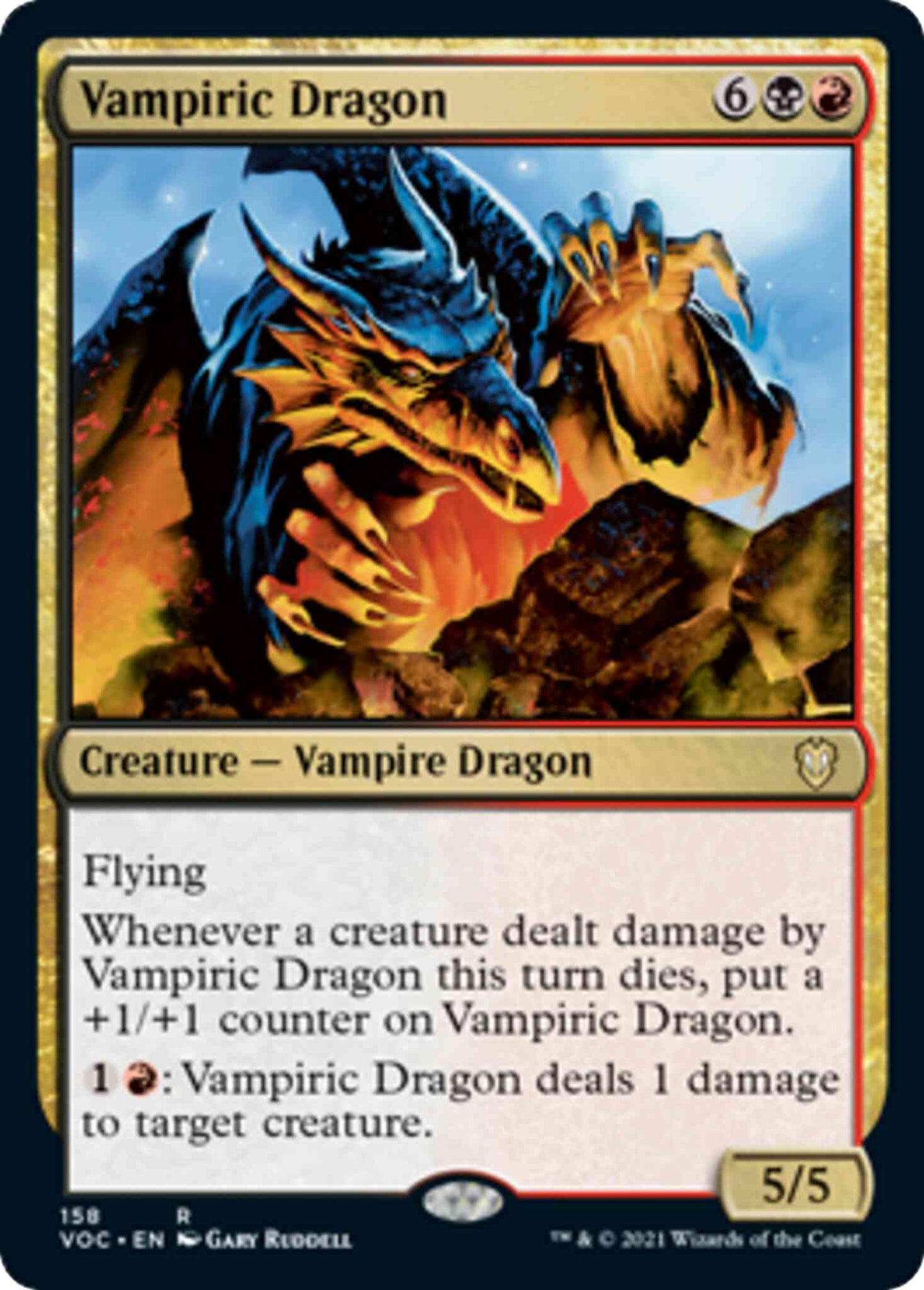 Vampiric Dragon [158] [Innistrad: Crimson Vow: Commander] [Non-Foil]