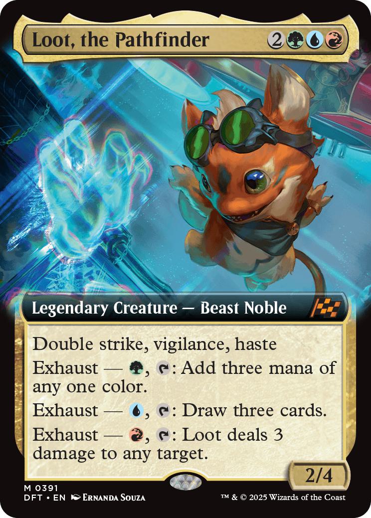 Loot, the Pathfinder [391] [Extended Art] [Aetherdrift] [Non-Foil]