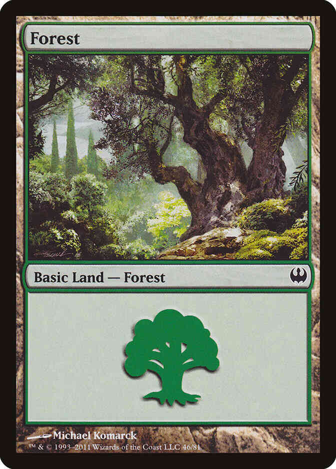 Forest [46] [Duel Decks: Knights vs. Dragons] [Non-Foil]