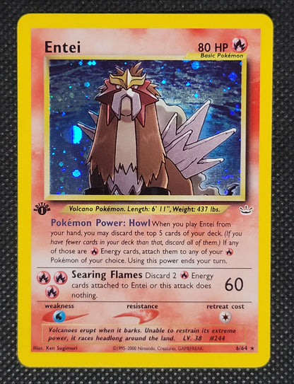 Entei — Rare|1st Edition|Holo — ID 19158