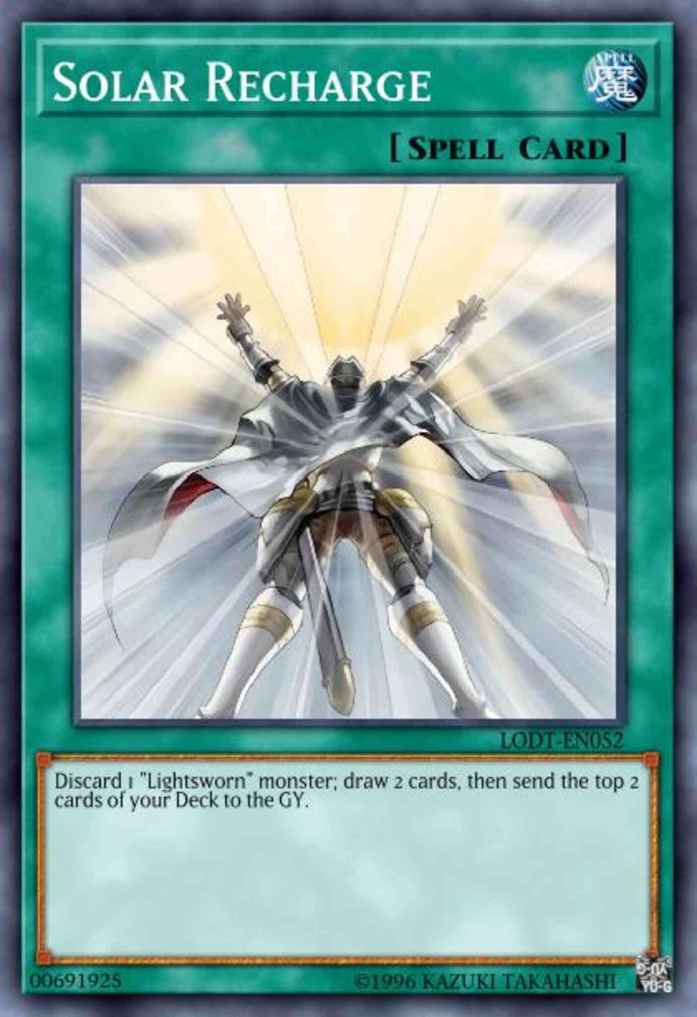 Solar Recharge - LODT-EN052 - Ultimate Rare - 1st Edition