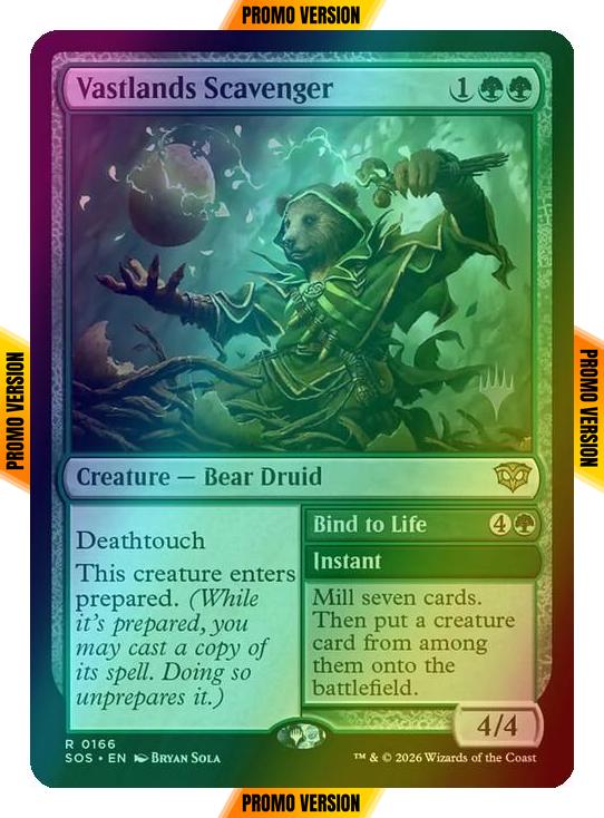 Vastlands Scavenger [166p] [Promo Pack] [Secrets of Strixhaven Promos] [Foil]