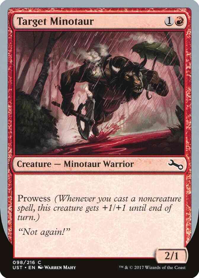 Target Minotaur [98b] [b] [Unstable] [Non-Foil]