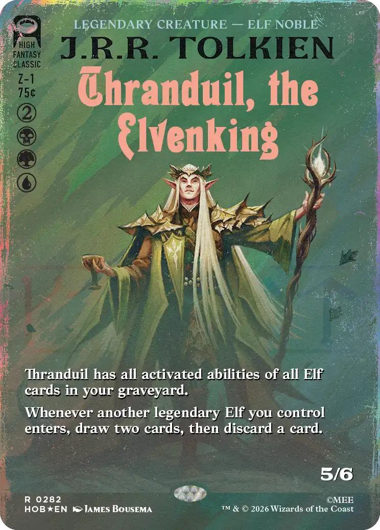 Thranduil, the Elvenking [282] [Borderless] [Book Cover] [The Hobbit] [Surge Foil]