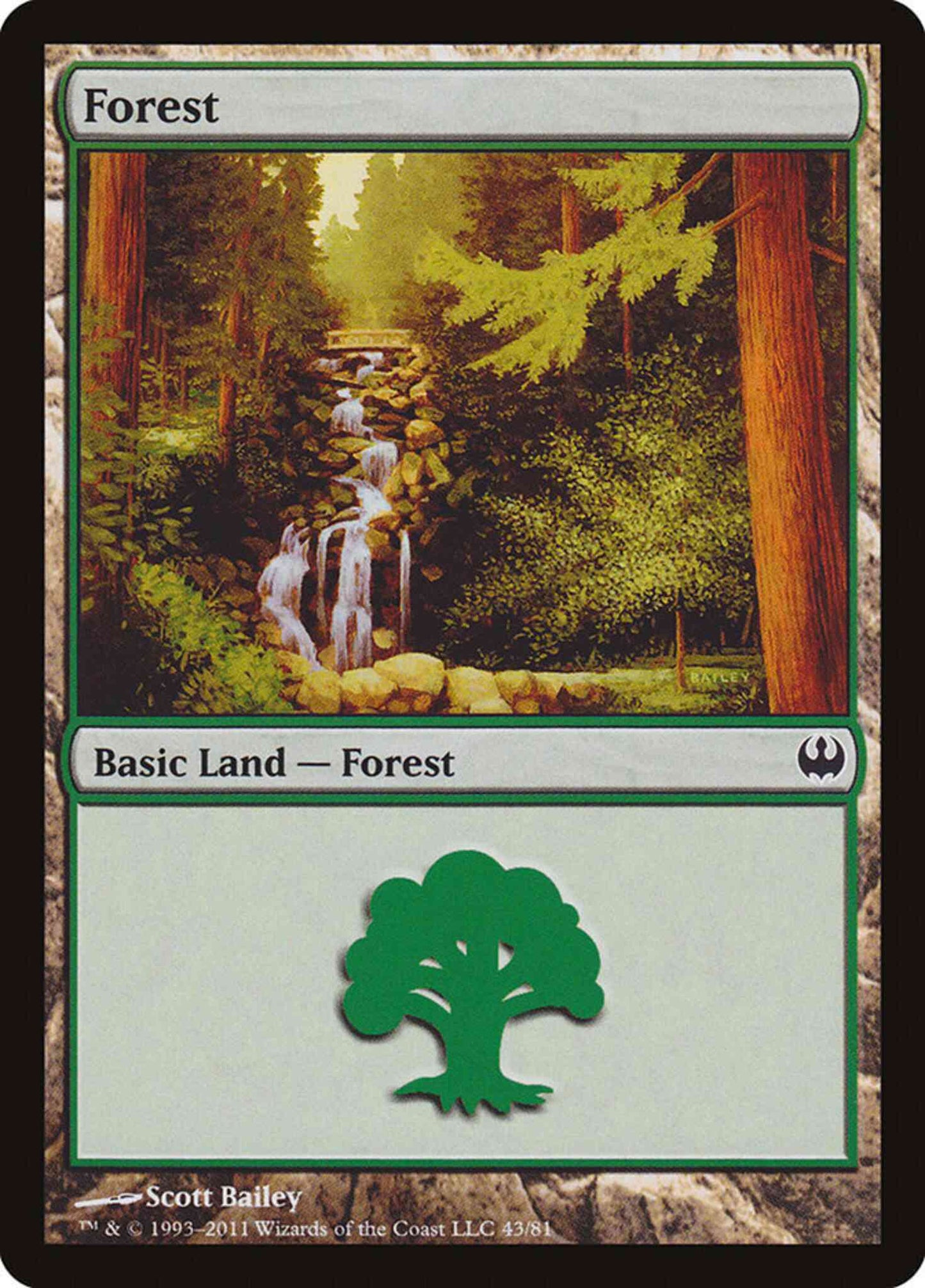 Forest [43] [Duel Decks: Knights vs. Dragons] [Non-Foil]