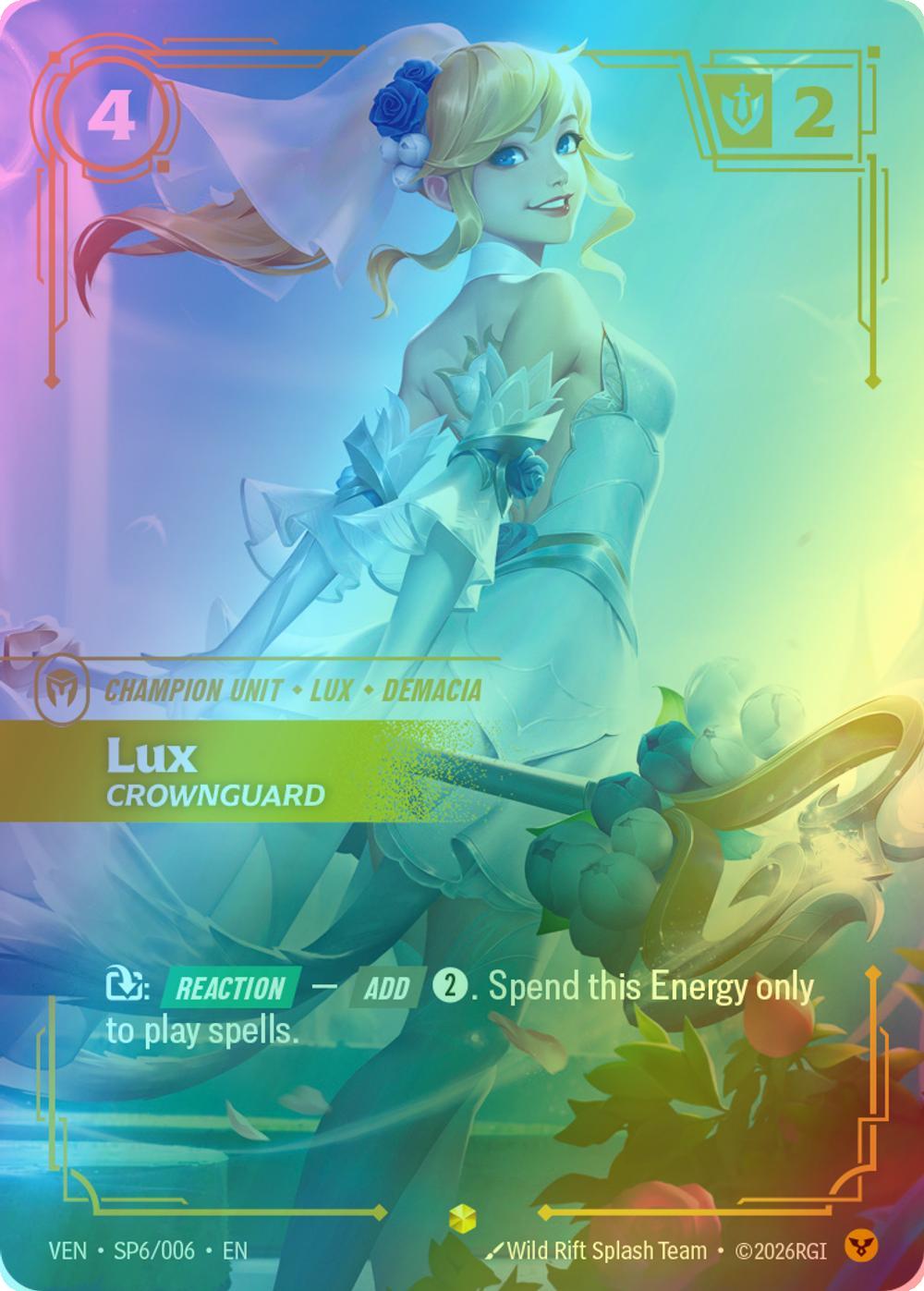 Lux, Crownguard - SP6/006 [Vendetta] [Foil]