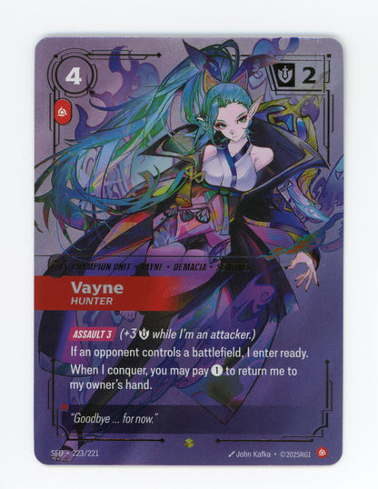 Vayne - Hunter — Overnumbered|Foil — ID 19455