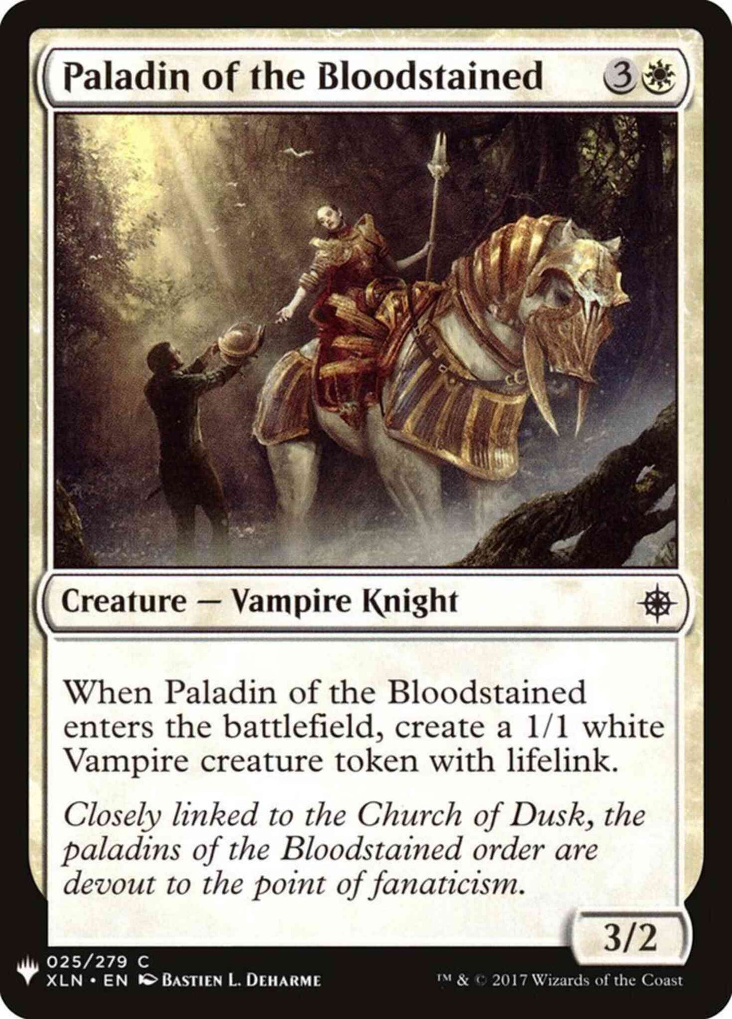 Paladin of the Bloodstained [XLN-25] [The List] [Non-Foil]