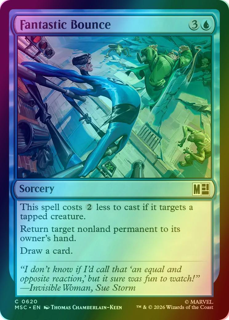 Fantastic Bounce [620] [Jumpstart] [Marvel Super Heroes: Commander] [Foil]