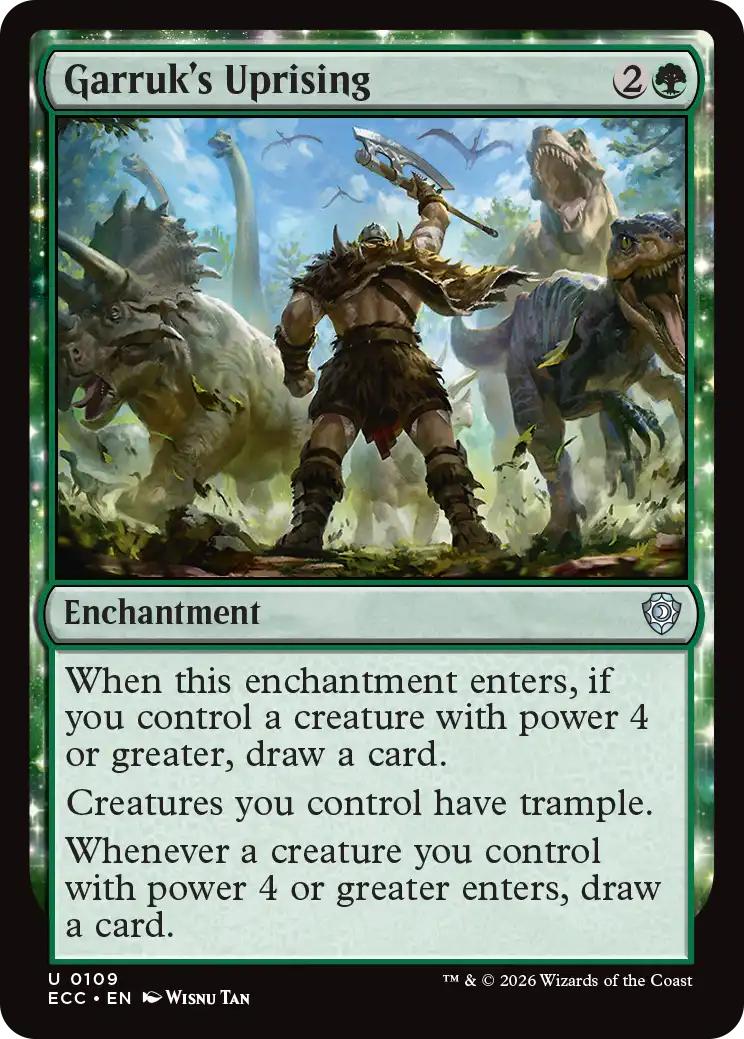 Garruk's Uprising [109] [Lorwyn Eclipsed: Commander] [Non-Foil]