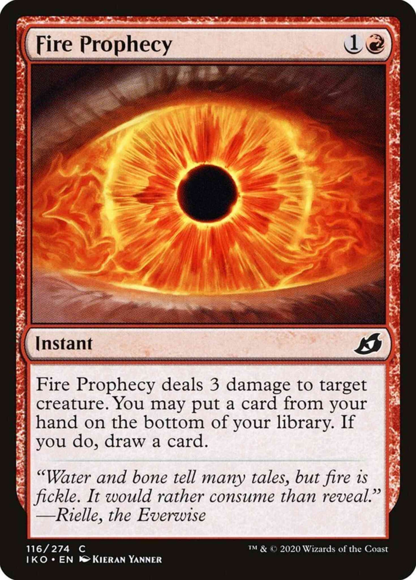 Fire Prophecy [116] [Ikoria: Lair of Behemoths] [Non-Foil]