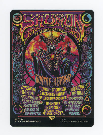 Sauron, the Dark Lord — Borderless|Poster|Foil — ID 19526