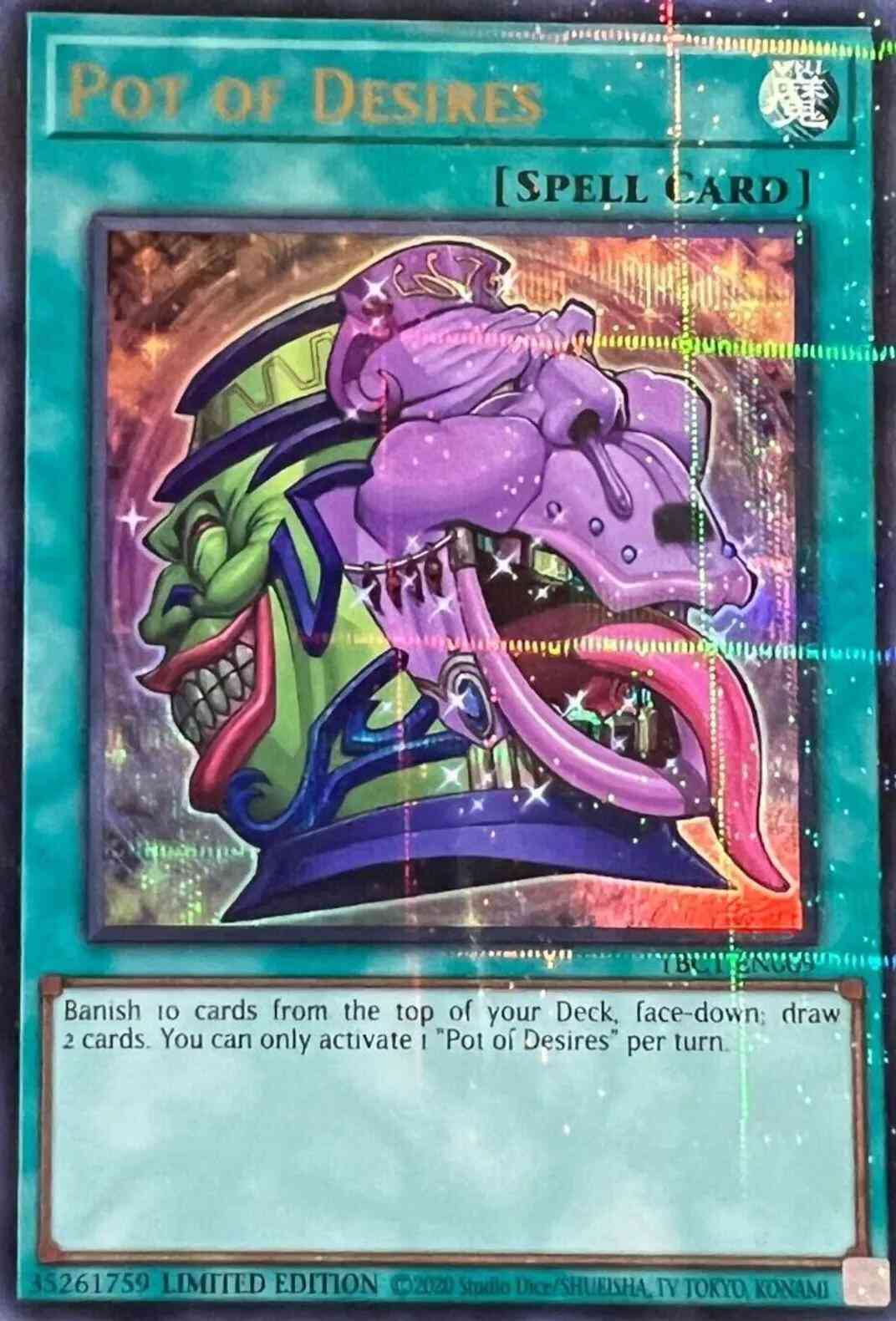 Pot of Desires - TBC1-EN009 - Ultra Parallel Rare - Limited