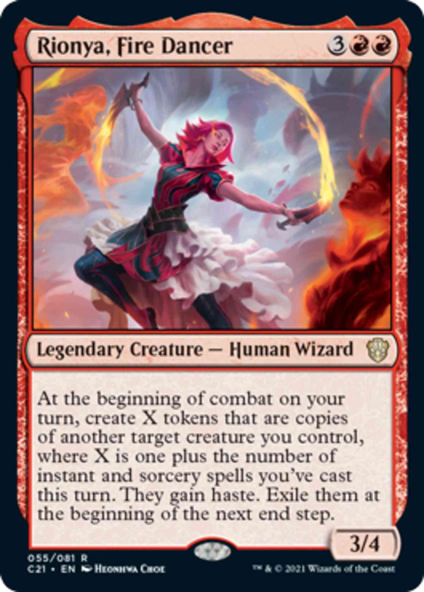 Rionya, Fire Dancer [55] [Commander 2021] [Non-Foil]