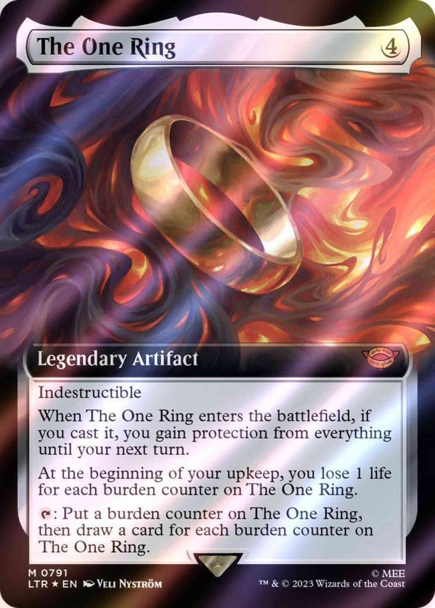 one ring mtg card The and Extreme Rarity in Games Stonemaier Games Put a burden counter on The One Ring MTG's One Ring card bought