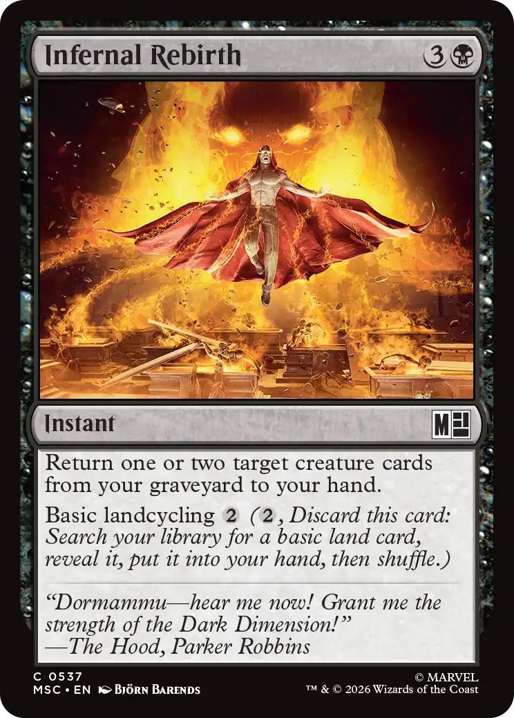 Infernal Rebirth [537] [Beginner Box] [Marvel Super Heroes: Commander] [Non-Foil]