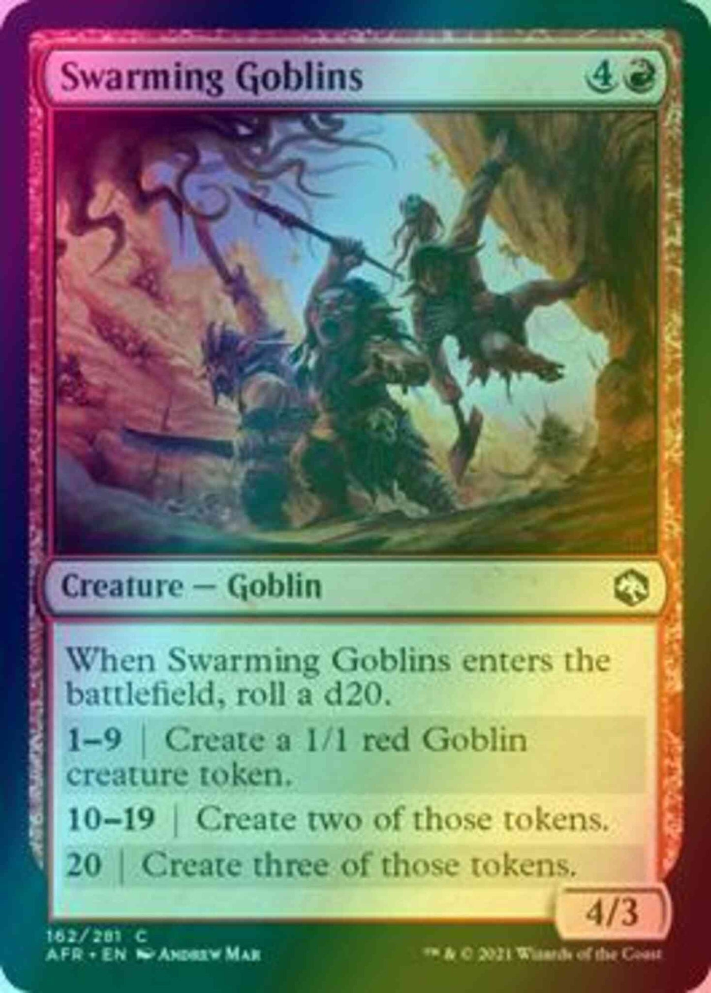 Swarming Goblins [162] [Adventures in the Forgotten Realms] [Foil]