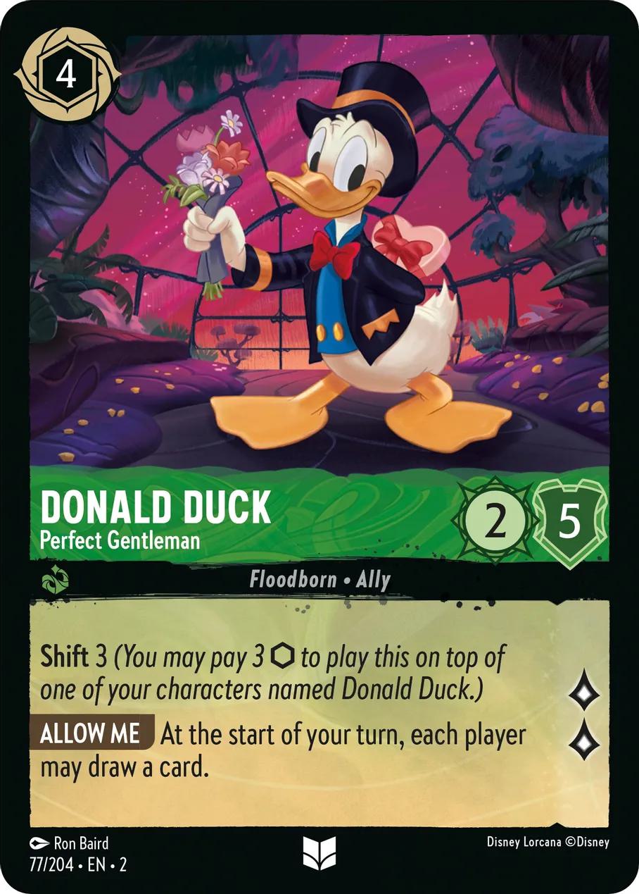 Donald Duck - Perfect Gentleman - 77/204 [Rise Of The Floodborn] [Non-Foil]