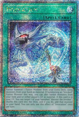 Invocation - RA04-EN281 - Quarter Century Secret Rare - 1st Edition